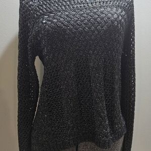 Guess Elegant Black Knit Sweater